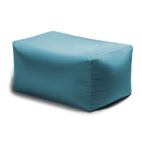 Jaxx Leon Outdoor Bean Bag Ottoman, Light Blue