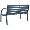 Patio Bench 47.2" Gray Wood