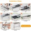 Foldable BBQ Grill Portable Charcoal Barbeque Grill Stainless Steel BBQ Grill For Picnic Camping