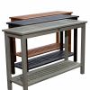 Eucalyptus Console Table, Silver Gray