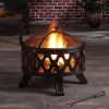 26" Wood Burning Outdoor Fire Pit