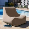 Jaxx Ponce Outdoor Bean Bag Chair, Taupe