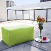 Jaxx Leon Outdoor Bean Bag Ottoman, Lime