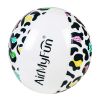 Inflatable beach ball, colorful cheetah pool float, suitable for both children and men