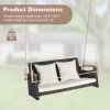 2-Person Patio Rattan Porch Swing