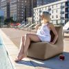 Jaxx Ponce Outdoor Bean Bag Chair, Taupe