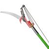 26ft Manual Pole Saw, Lightweight Tree Trimmers Long Handle Pruner Set, Sharp Steel Blade and Scissors Pole Saw for Trimming Palm, Pear Tree, Fir Tree