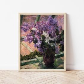 Lilac Tranquility Canvas Posters And Prints, Wall Art Pictures Suitable For Bathroom, Bedroom, Office, Living Room Home Wall Decoration, Unframed. (Option: 30x40)