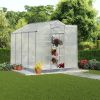 Polycarbonate Greenhouse,6'x 8' Heavy Duty Walk-in Plant Garden Greenhouse for Backyard/Outdoor