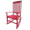 Rocking Chair, All Weather Resistant Poly Lumber Outdoor Porch Rocker, Rocking Chairs for Outdoor, Indoor, Patio, Deck, Garden, Backyard, Load Bearing