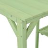 TOPMAX 64.6" Large Outdoor Potting Bench; Garden Potting Table; Wood Workstation with 6-Tier Shelves; Large Tabletop and Side Hook for Mudroom; Backya